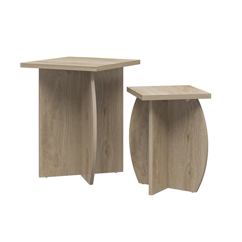 Novogratz Voler Pedestal Nesting Tables & Reviews | Wayfair